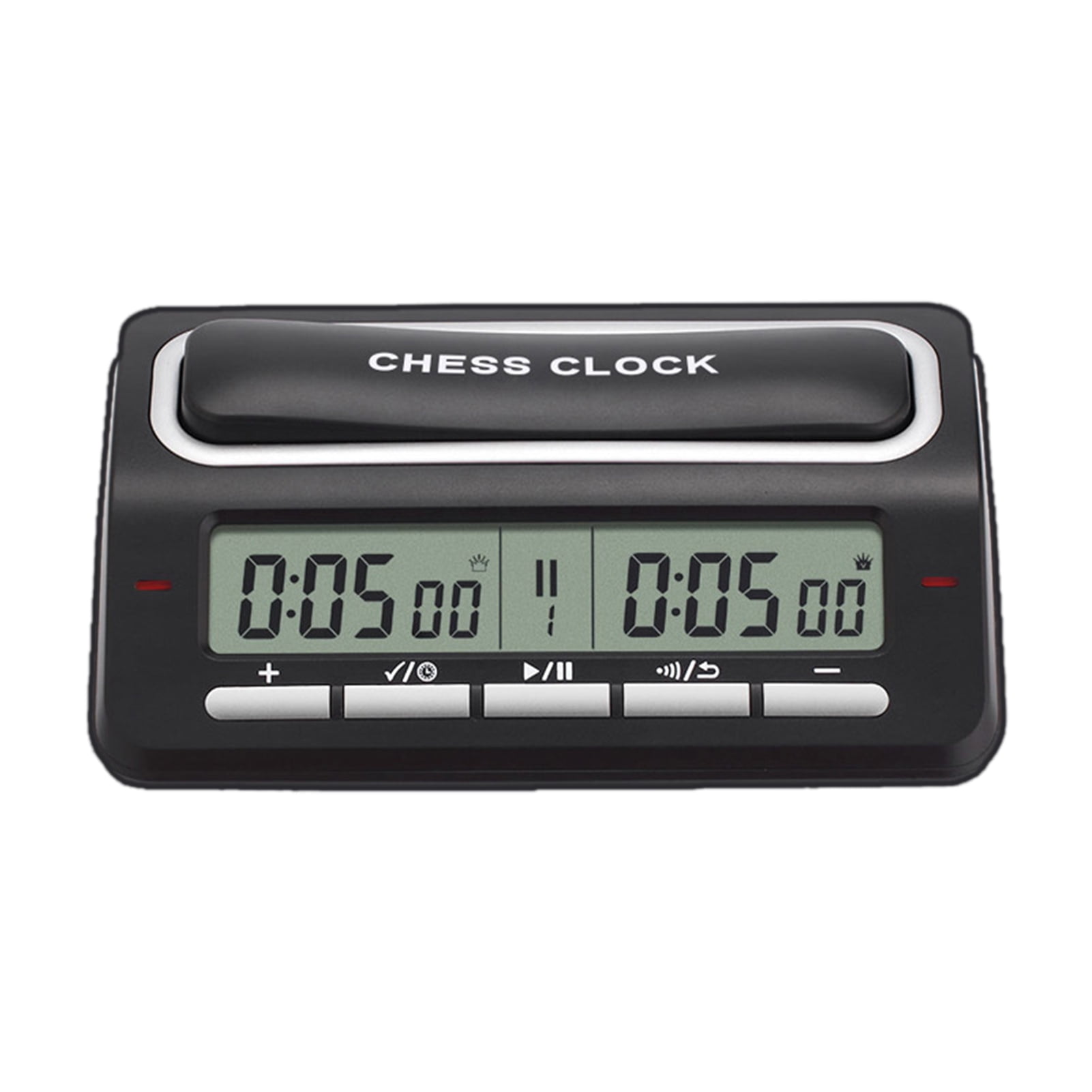 Tomfoto Digital Chess Clock Chess Game Timer with LED Indicator 39 Preset Timing System for