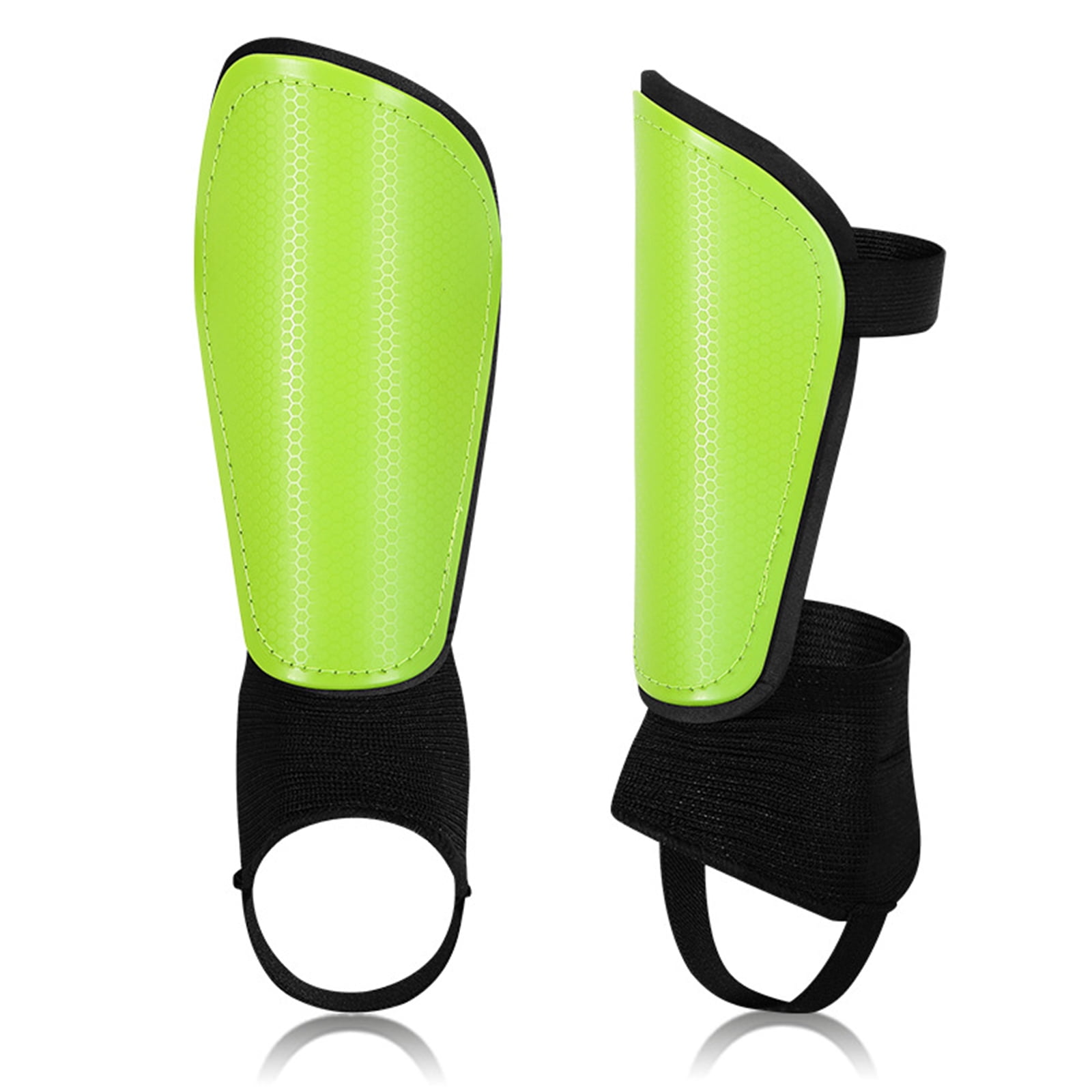 Tomfoto Soccer Shin Guard with Ankle Protector and Adjustable Straps