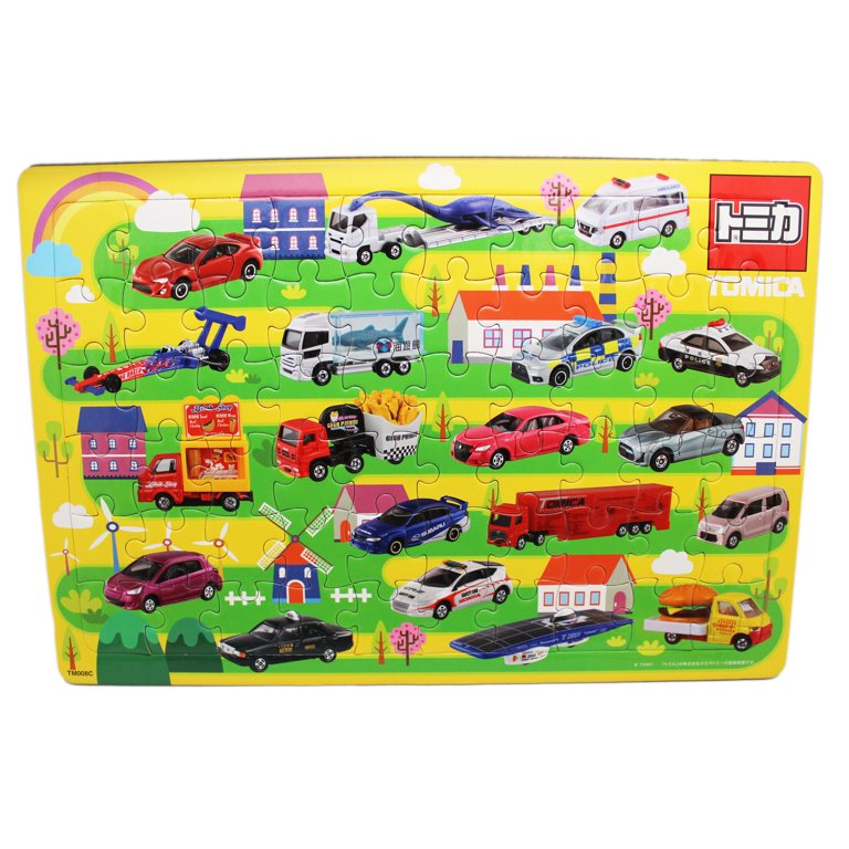 Tomica Assorted Cars and Trucks Kids Jigsaw Puzzle (60pc