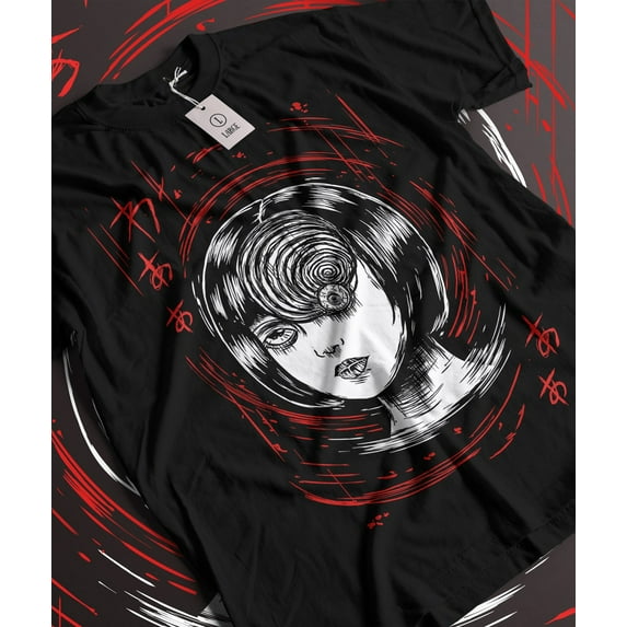 Tomie Kawakami T-Shirt, Junji Ito Unisex Horror Manga Creepy T-Shirt, Manga Gothic Shirt Inactive