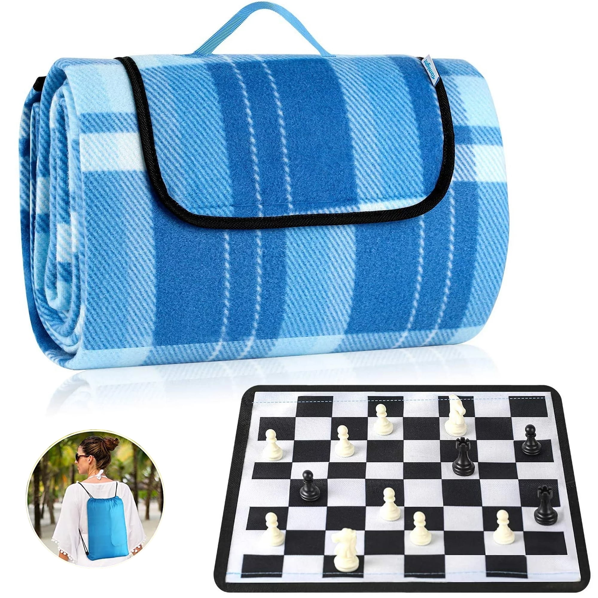 Tomight Portable Picnic Blanket 79 x59