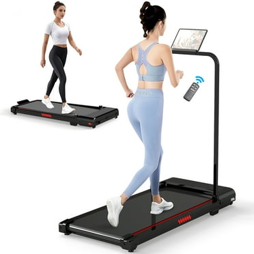 Tomile Walking Pad Treadmill for Home, 3.0HP Quiet Folding Treadmill with 300lbs Capacity, Portable Under Desk Treadmill with Remote