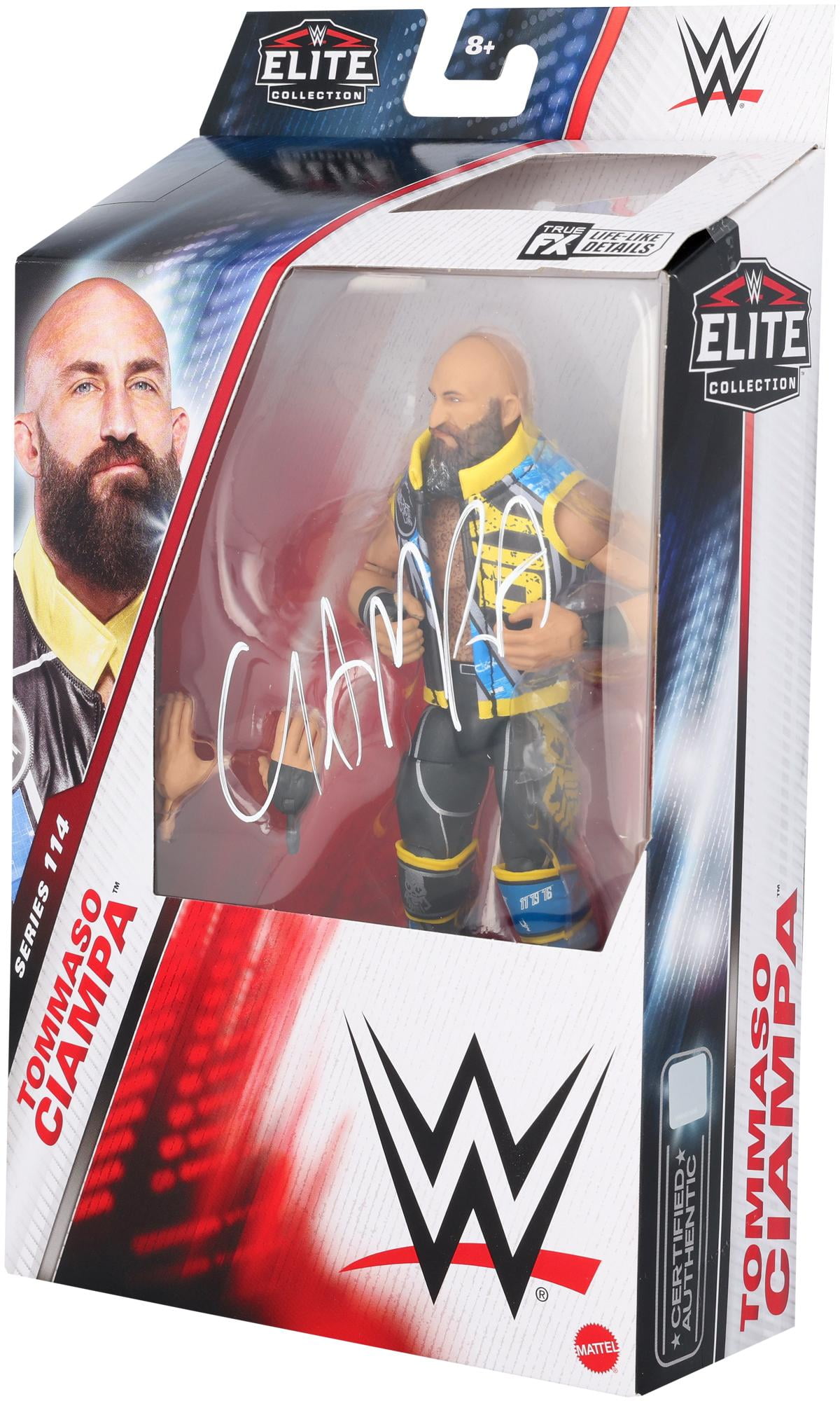 Tommaso Ciampa WWE Autographed Mattel Elite Collection Series 105 Action Figure - Fanatics Authentic Certified