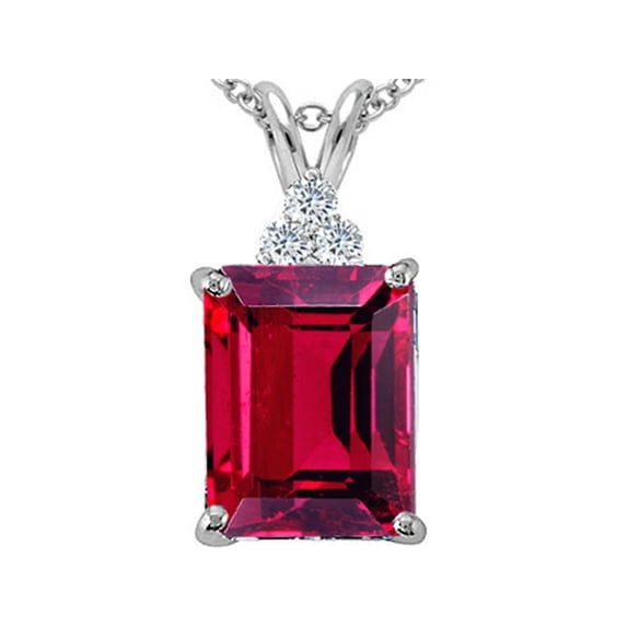 Tommaso Design� Created Ruby Pendant Necklace