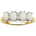 thumbnail image 1 of Tommaso Design� Genuine 4 Stone Opal Ring / Band, 1 of 9