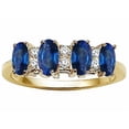 thumbnail image 1 of Tommaso Design� Genuine 4 Stone Sapphire Band, 1 of 9