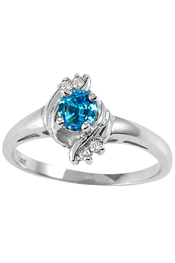 � Genuine Blue Topaz Ring