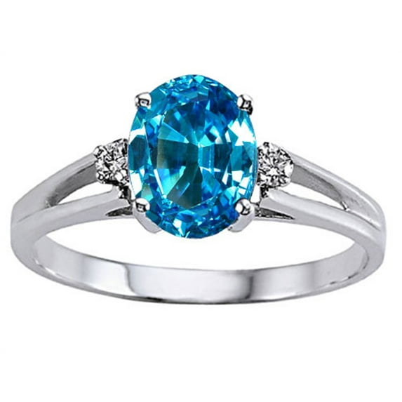 Tommaso Design� Genuine Blue Topaz Ring