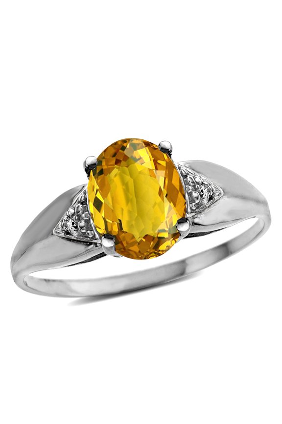 � Genuine Citrine Ring