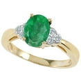 thumbnail image 1 of Tommaso Design� Genuine Emerald Ring, 1 of 8