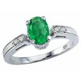 thumbnail image 1 of Tommaso Design� Genuine Emerald Ring, 1 of 8