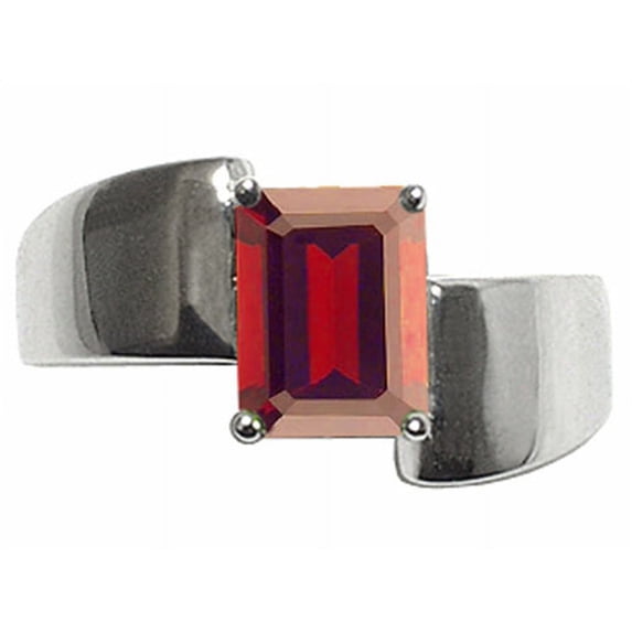 Tommaso Design� Genuine Garnet Ring