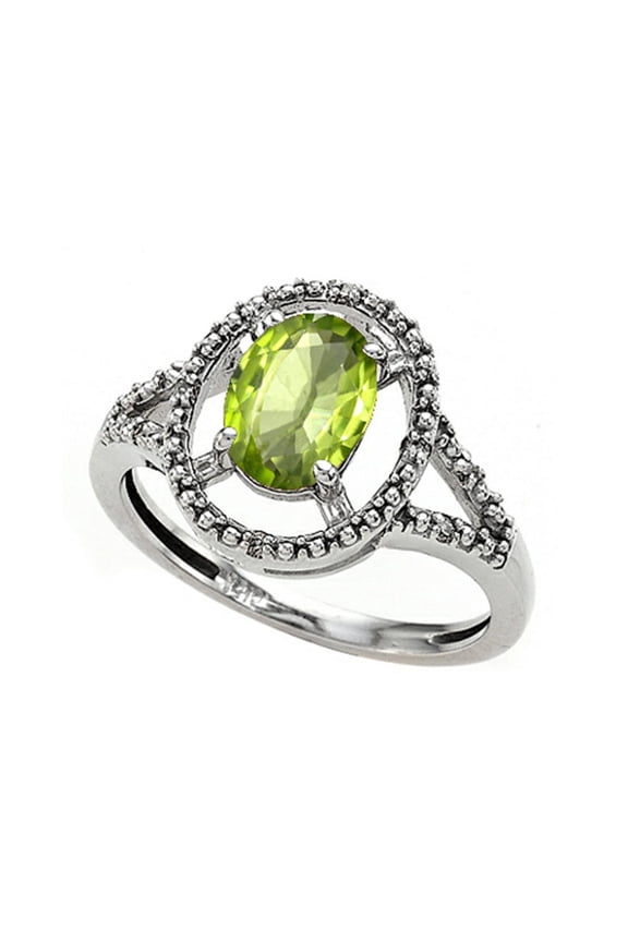� Genuine Peridot Ring