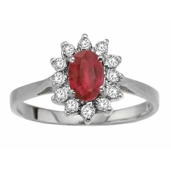 Tommaso Design� Genuine Ruby Ring