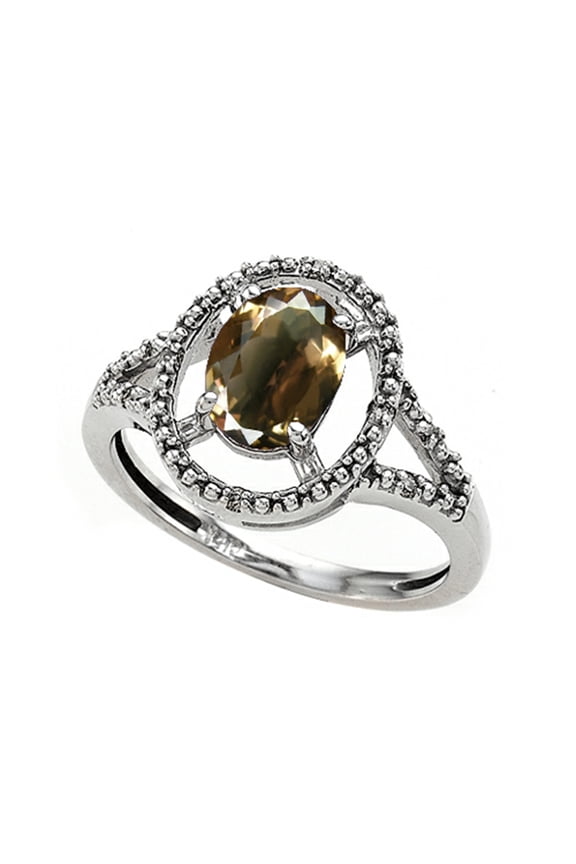 � Genuine Smoky Quartz Ring