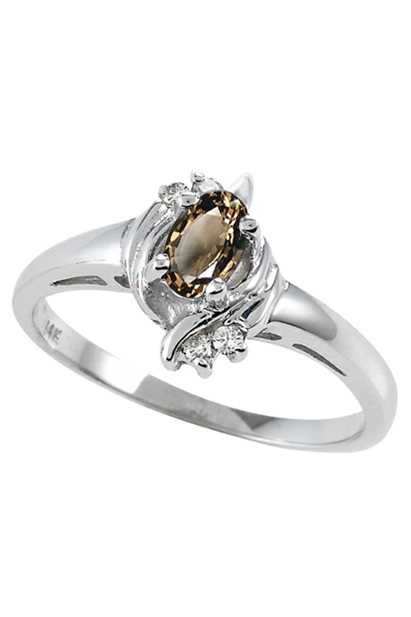 � Genuine Smoky Quartz Ring