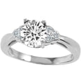 thumbnail image 1 of Tommaso Design� Genuine White Topaz Engagement Ring, 1 of 9