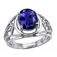 thumbnail image 1 of Tommaso Design� Oval 10x8 mm Genuine Large Iolite Ring, 1 of 9