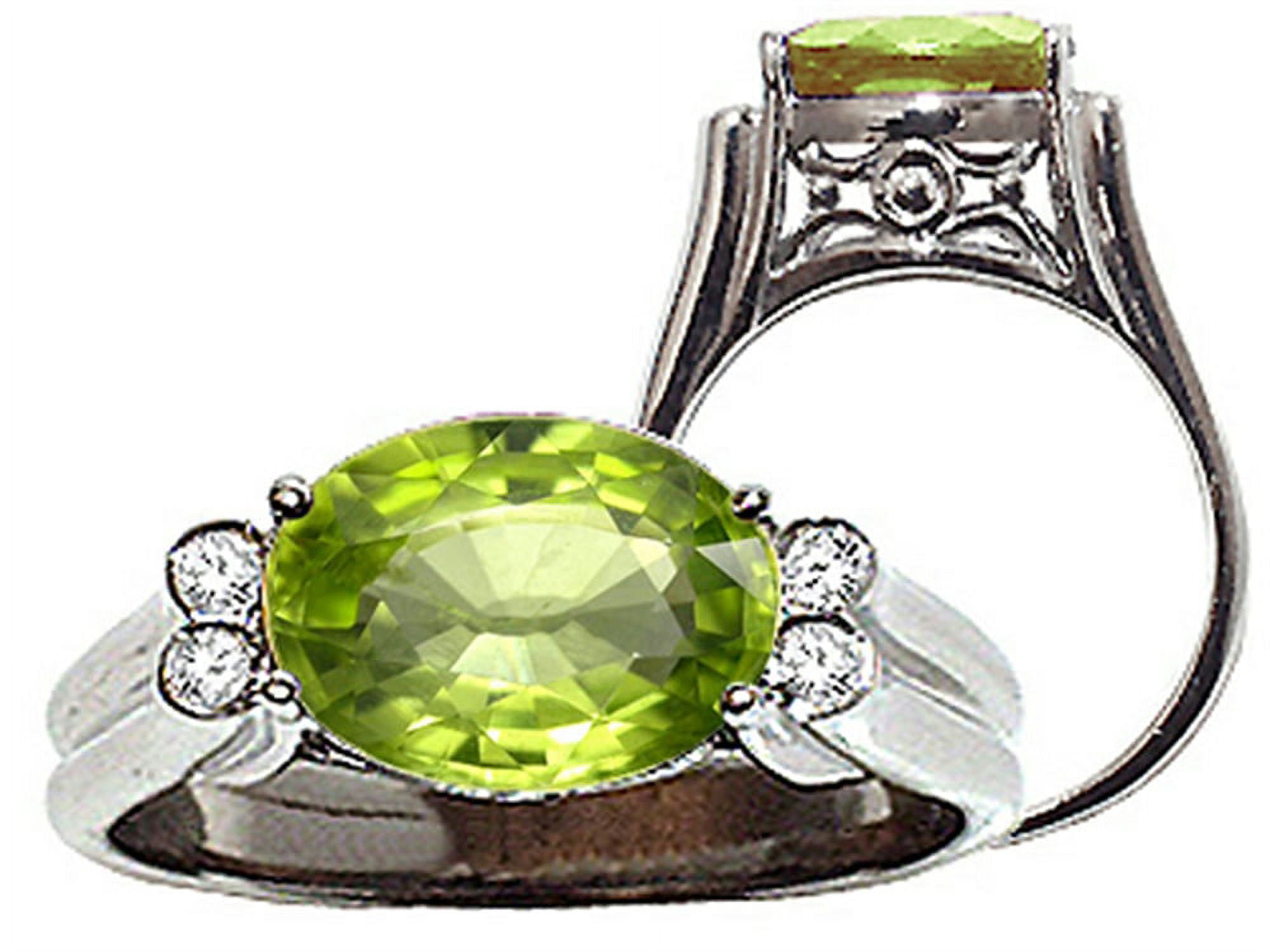 Buy Genuine Peridot Ring, Crystal, Gemstone Ring, Titanium, Tungsten,  Wedding Ring, Promise Ring, Anniversary Band, for Him, for Her, 6mm, 8mm  Online in India - Etsy