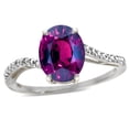thumbnail image 1 of Tommaso Design� Oval 10x8mm Genuine Rhodolite Ring, 1 of 8
