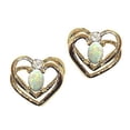 thumbnail image 1 of Tommaso Design� Oval 5x3mm Genuine Opal Earrings, 1 of 9