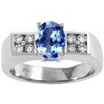 thumbnail image 1 of Tommaso Design� Oval 7x5 mm Genuine Tanzanite Ring, 1 of 9
