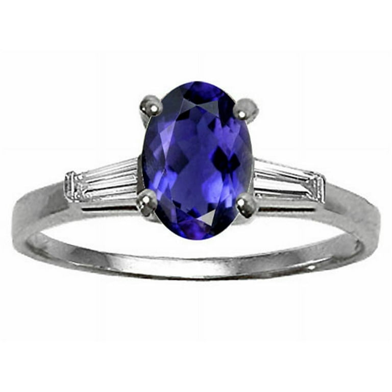 Iolite engagement deals ring