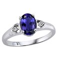 thumbnail image 1 of Tommaso Design� Oval 7x5mm Genuine Iolite Ring, 1 of 9