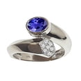 thumbnail image 1 of Tommaso Design� Oval 7x5mm Genuine Iolite Ring, 1 of 9