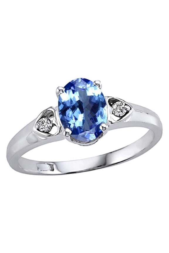 � Oval 7x5mm Genuine Tanzanite Ring