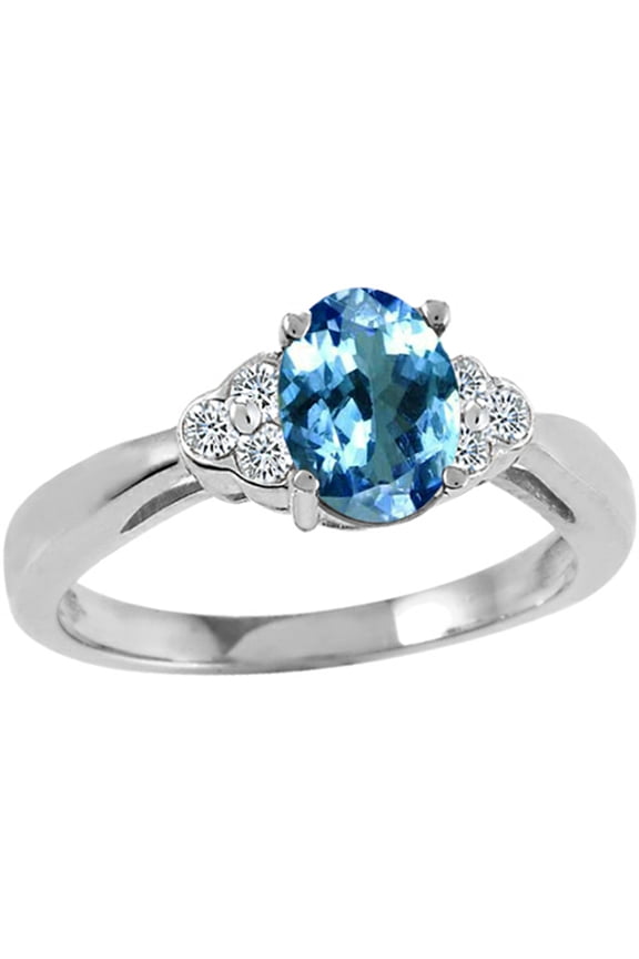 � Oval 7x5mm Genuine Tanzanite Ring