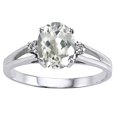 thumbnail image 1 of Tommaso Design� Oval 8x6 mm Genuine White Topaz Ring, 1 of 9
