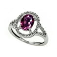 thumbnail image 1 of Tommaso Design� Oval 8x6mm Genuine Rhodolite Ring, 1 of 9
