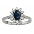 thumbnail image 1 of Tommaso Design� Princess Diana Style Genuine Sapphire Ring, 1 of 9