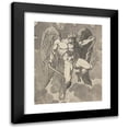 thumbnail image 1 of Tommaso Minardi 20x24 Black Modern Framed Museum Art Print Titled - Saturn Wrestling with a Snake (1800s), 1 of 5