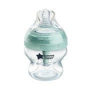 Tommee Tippee Advanced Anti-Colic Baby Bottle, 5oz, Slow Flow Breast-Like Nipple for a Natural Latch, Vented Anti-Colic Wand, Self-Sterilizing, Pack of 1