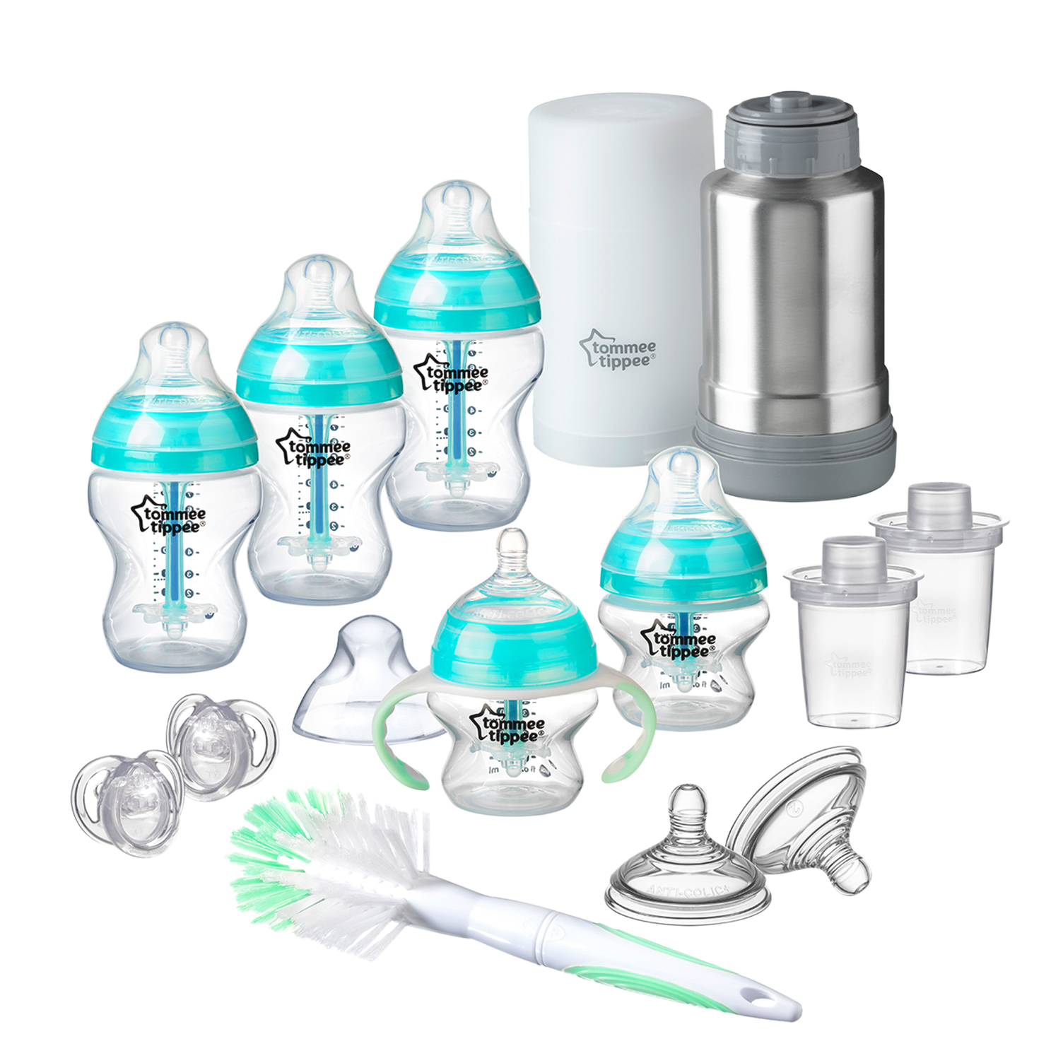 Tommee Tippee Advanced Anti Colic Newborn Baby Bottle Feeding Gift Set - image 1 of 13