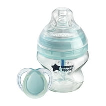 Tommee Tippee Anti-Colic Baby Bottle and Pacifier Set - 9 Ounces, 0-2 Months, Newborn (1 Count)