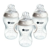 Tommee Tippee Baby Bottles, Natural Start Anti-Colic Bottle, 11oz, 6m+ , Thicker Feed Breast-Like Nipple, Self-Sterilizing