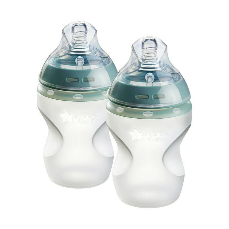 Tommee Tippee Natural Start Silicone Baby Bottles, Months Plus