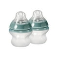 thumbnail image 1 of Tommee Tippee Closer to Nature Soft Feel Silicone Baby Bottle, Slow Flow Breast-like Nipple with Anti-Colic Valve, Stain and Odor Resistant, 5oz, 2 Count, 1 of 11