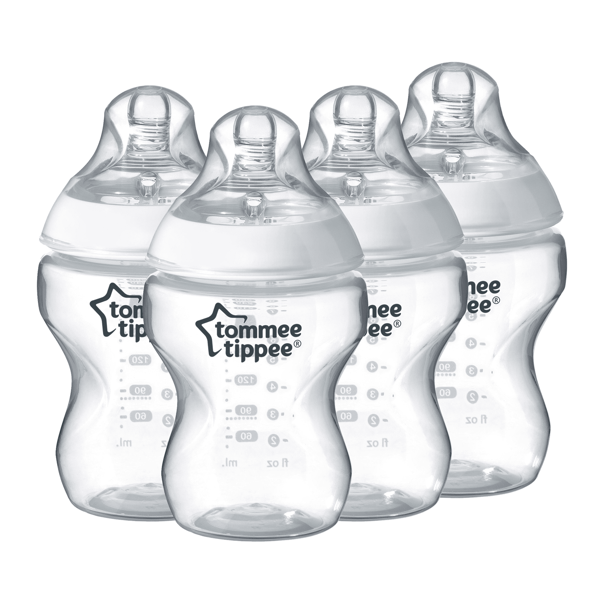 Tommee Tippee Closer to Nature Wide Mouth Baby Bottle, Anti-Colic