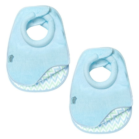 Tommee Tippee Closer to Nature Comfi Neck Reversible Bib, 0+ months, 4ct, Boy