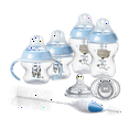 thumbnail image 1 of Tommee Tippee Closer to Nature Newborn Baby Bottle Starter Set | Breast-Like Nipple, Anti-Colic Valve - Blue, Boy, 1 of 10