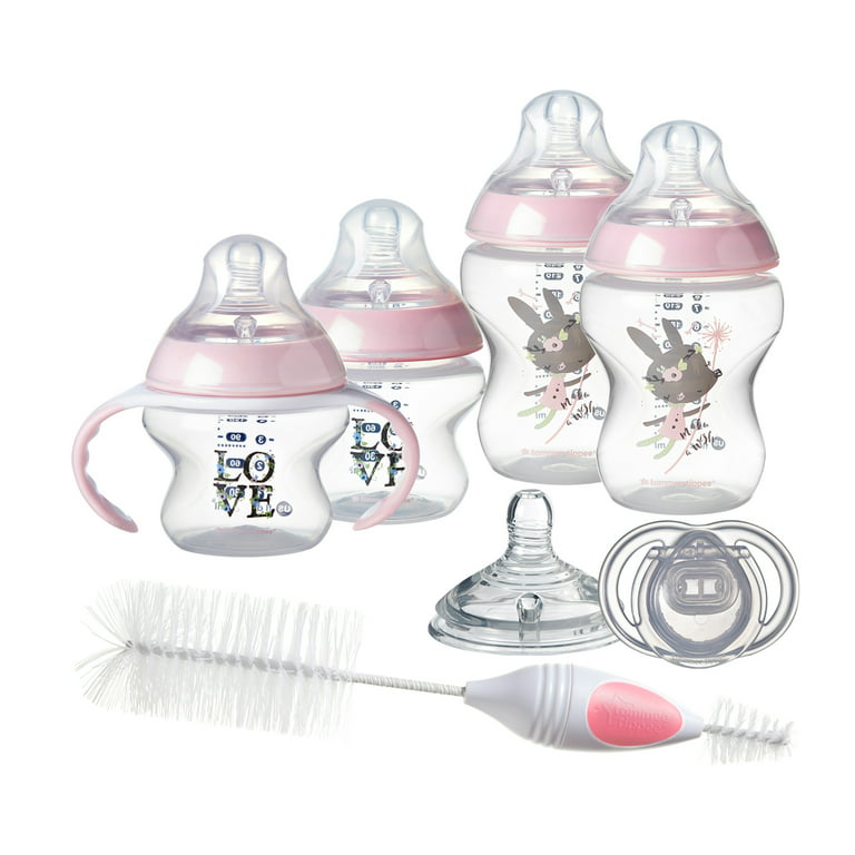 Tommee Tippee Closer to Nature 9pc Unisex Baby Bottle Starter Set