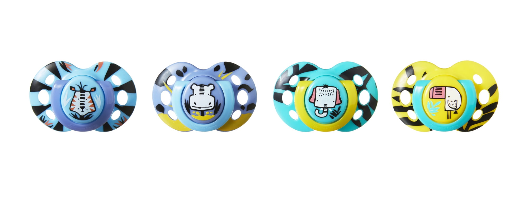 Tommee Tippee Fun Style Pacifiers, Symmetrical Design, BPAFree