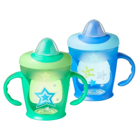 Tommee Tippee Hold Tight Trainer Sippy Cup, Spill-Proof | 7+ Months, 9 Ounces – 2 Count