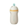 thumbnail image 1 of Tommee Tippee Insulated Toddler Sporty Straw Cup, 12m+, 9oz, Spill-Proof, Cream, 1 Pack, 1 of 7