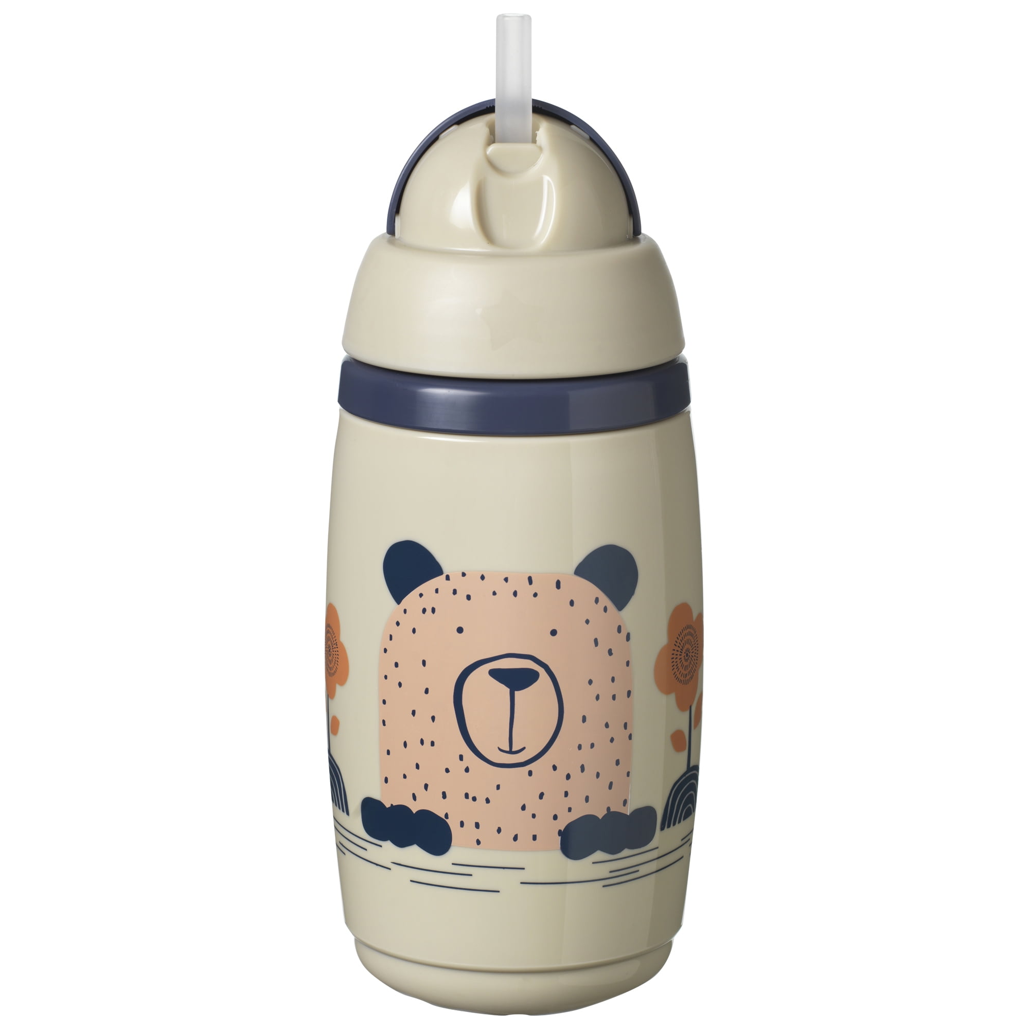 Tommee Tippee Insulated Straw Toddler Sippy Cup (9oz, 12+ Months, 1 Count) | Leak-Proof, Shake-Proof