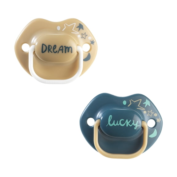 Tommee Tippee Moda Pacifiers | 18-36m, 2 Count | Includes Sterilizer Box